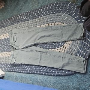 Sage green American eagle skinny jeans